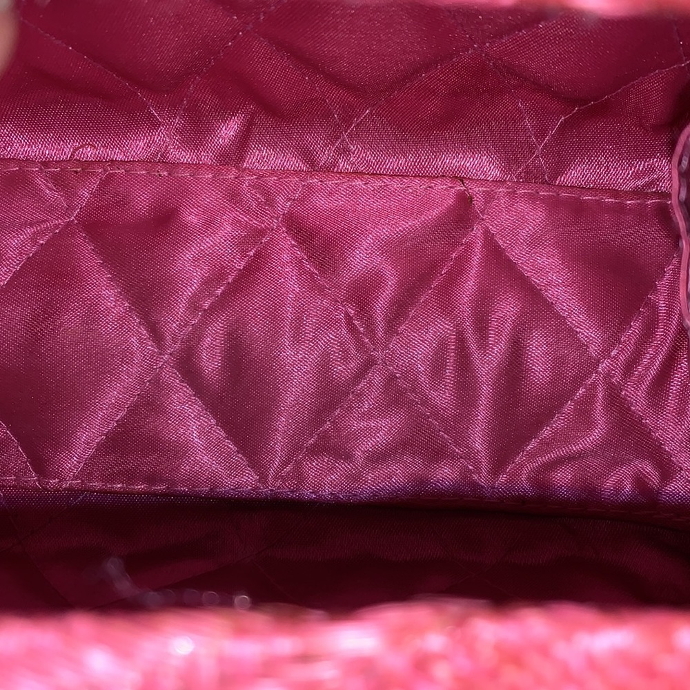Donna Dixon Straw‎ Mini Bag With Metal Chain - Picture 9 of 11